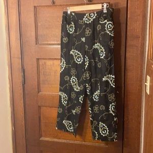 Grace Elements Florentine Capri Pants Linen NWT 8